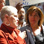 Sunnyvale Fifth Grade School Teacher Judith Liegmann spoke confidently to the media about union officials' wholesale violation of California teachers' First Amendment rights