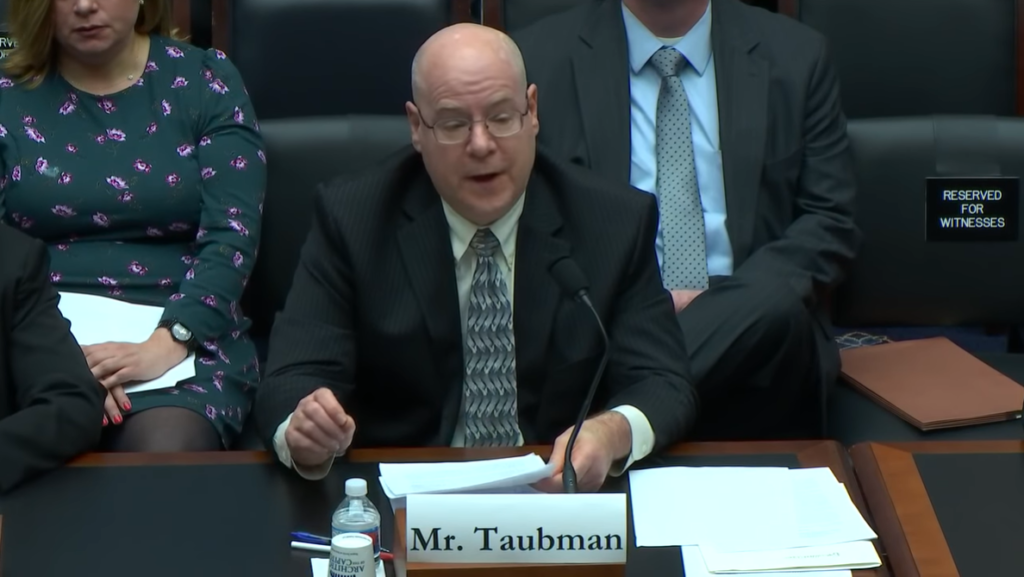 Glenn Taubman Labor Committee Congress Testimony March 2019
