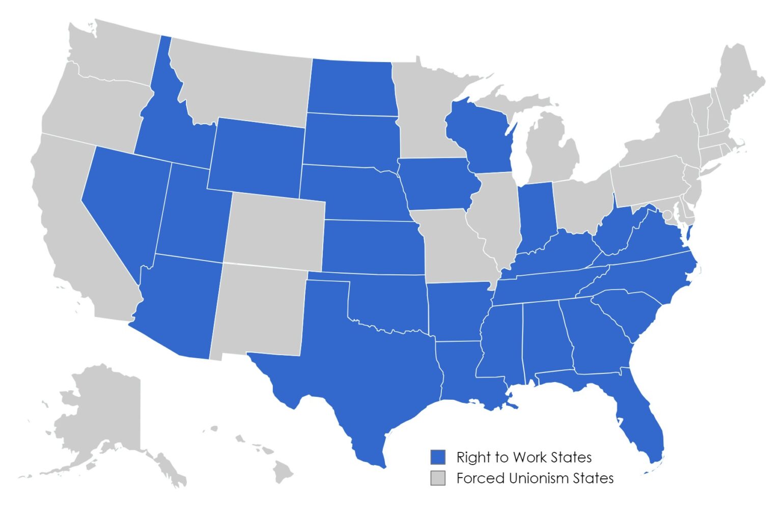 National Right to Work Legal Defense Foundation Right to Work States